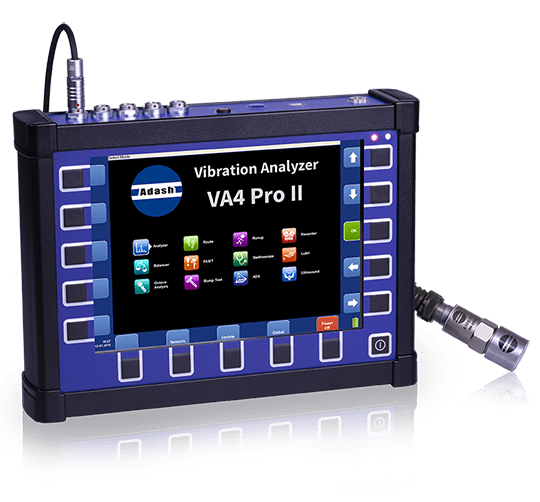 A4400 VA4 Pro - Nejvýkonnější 4-kanálový vibrační analyzátor
