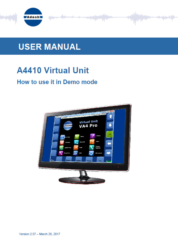Manual virtual unit A4410