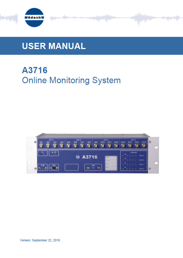 A3716 manual