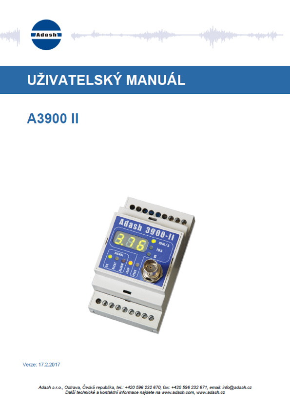 Adash A3900 manual