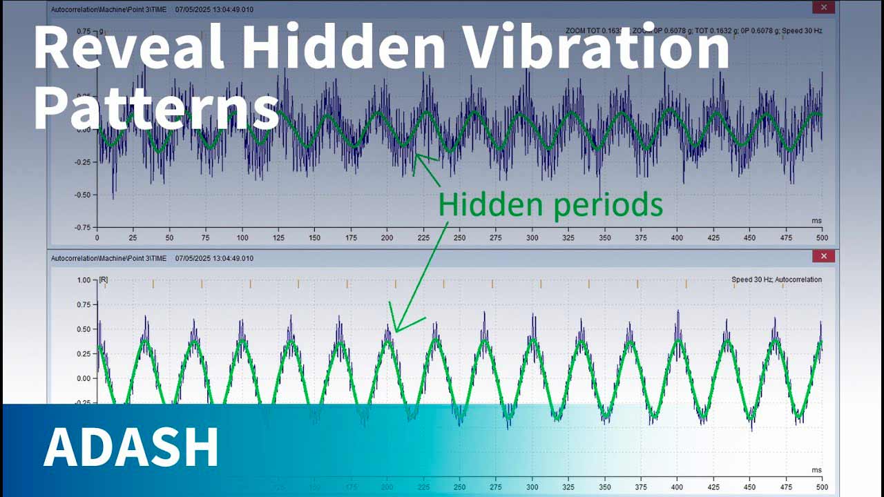 Verborgene Vibrationsmuster aufdecken – Autokorrelation in ADASH DDS