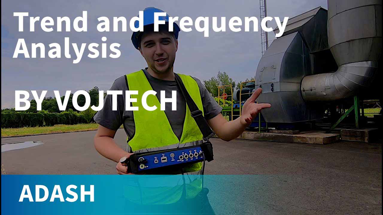 Vibration trend and vibration frequency analysis | Vojtech - field analysis guy